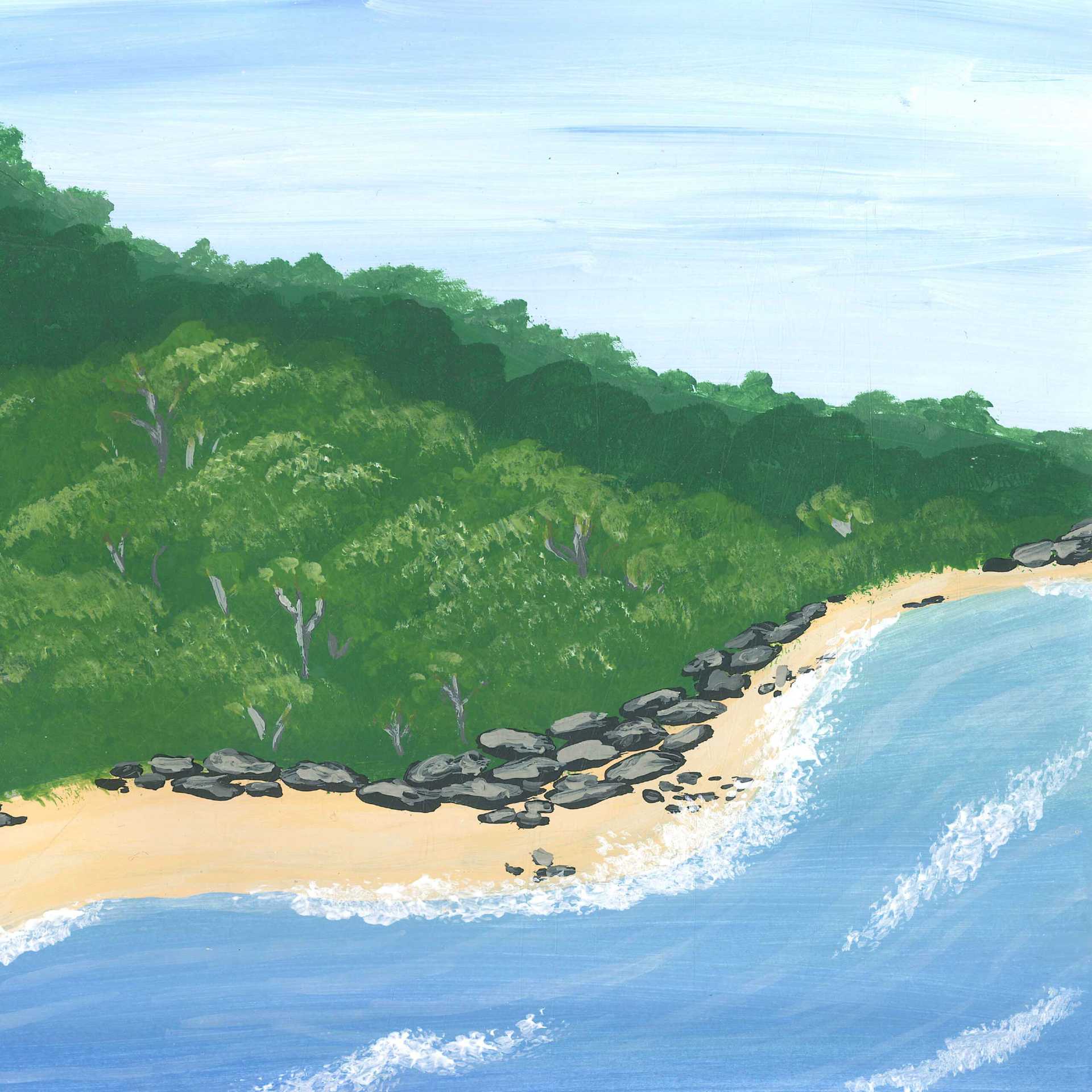 Bahia Solano - nature landscape painting - earth.fm