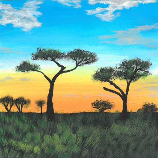 The Relaxing Sounds of the African Savannah at Dawn - nature soundscape - earth.fm