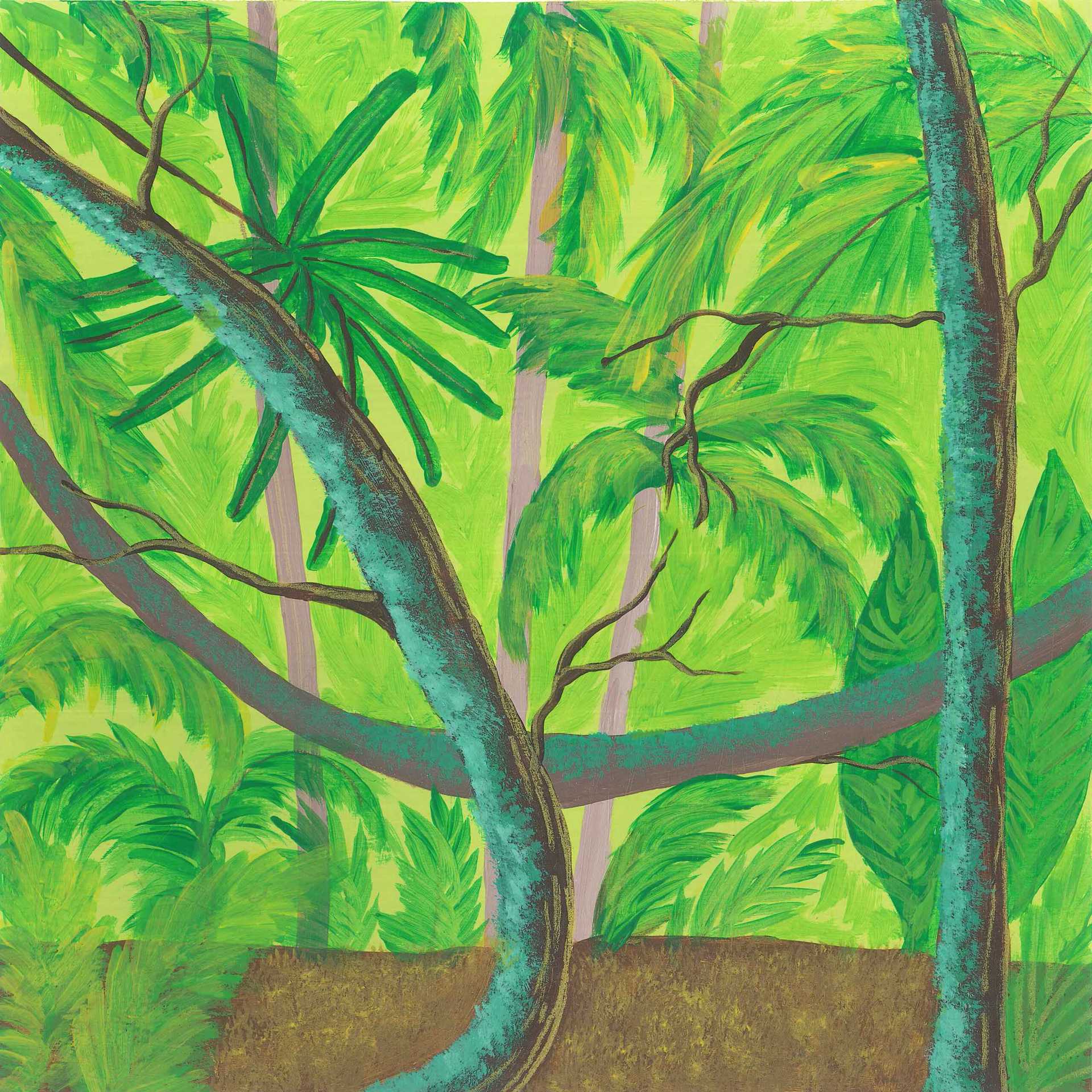 Middle Andaman Mangroves - nature landscape painting - earth.fm