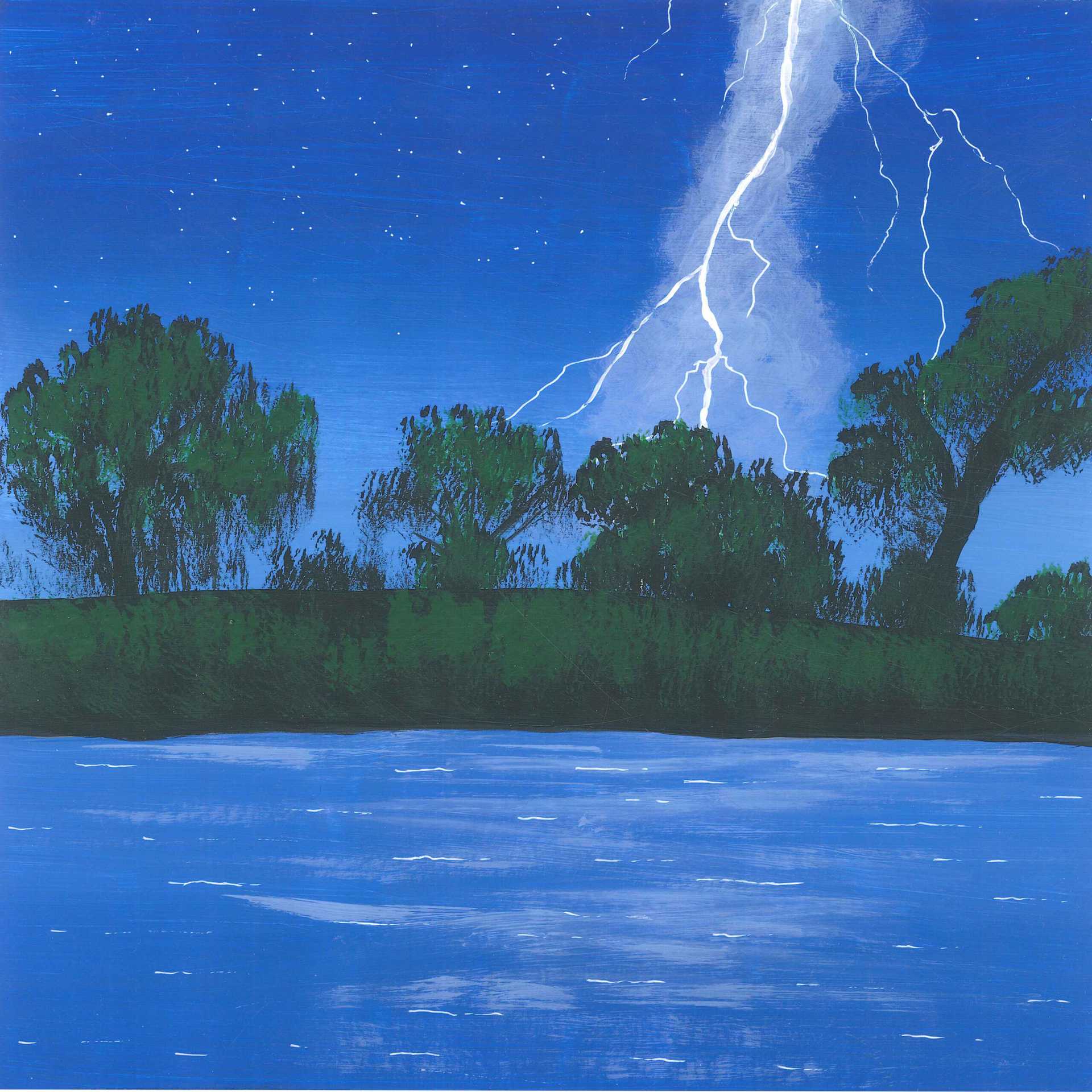 Rainforest Thunderstorm in the Amazon - nature landscape painting - earth.fm